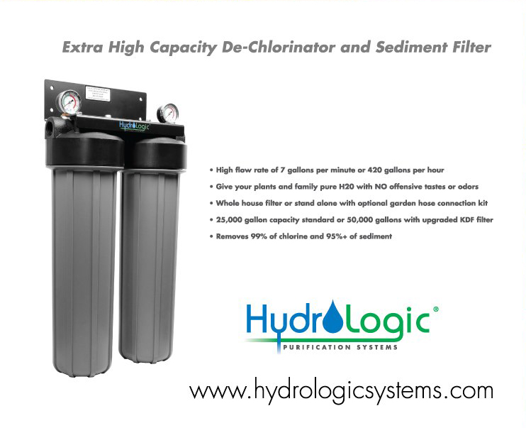 dechlorinator garden water filtration