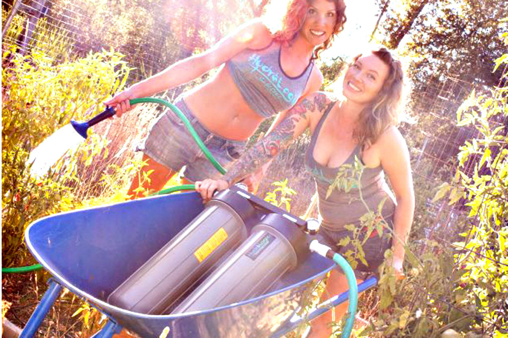 filtering chlorine from water for gardening