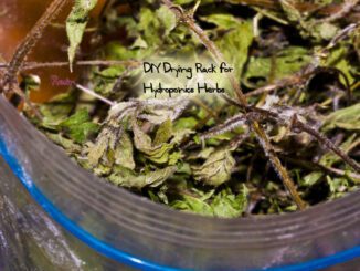 diy drying rack hydroponics herbs flowers resins