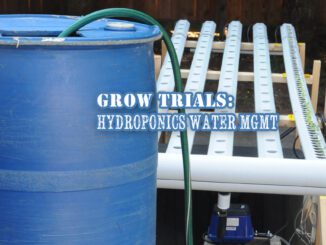 hydroponics water management
