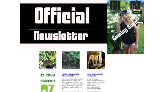 grozine hydroponics magazine newsletter