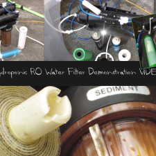 Hydroponic RO Water Filter Demonstration