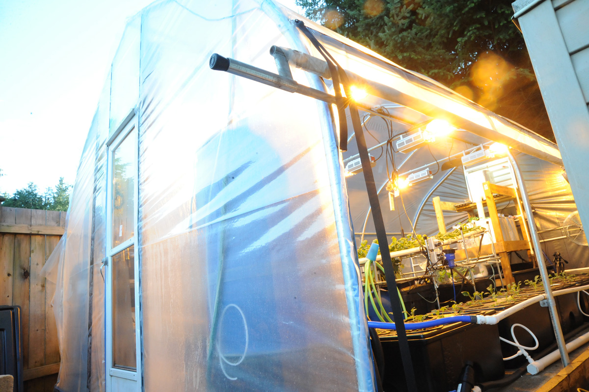 greenhouse venting roll up sides GROZINE