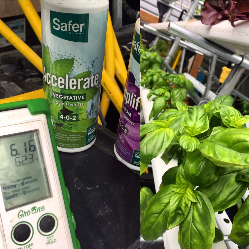 monitoring organic nutrient solutions