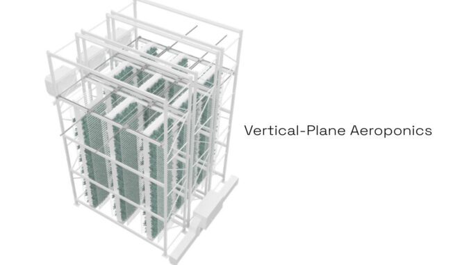 vertical plane aeroponics