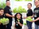 family hydroponics gardening